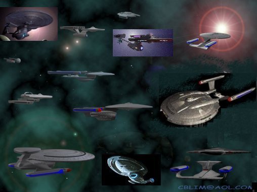 Ships of the Star Trek Universe. Click each image